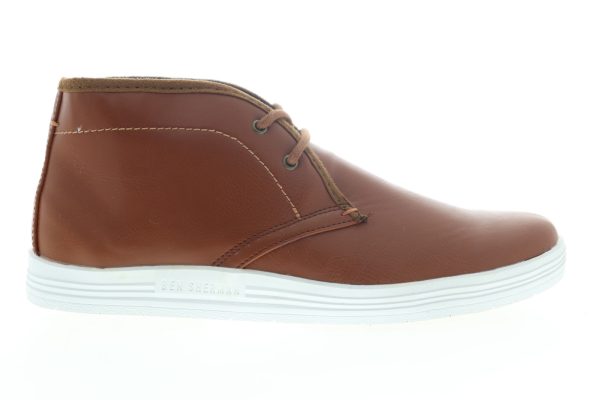 Ben Sherman Preston Chukka BNM00137 Mens Tan Brown Mid Top Lace Up Chukkas Boots Online Sale