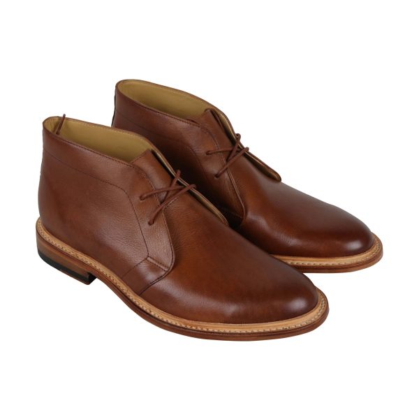 Bostonian No16 Soft Mid 26137294 Mens Brown Leather Lace Up Chukkas Boots Online Hot Sale