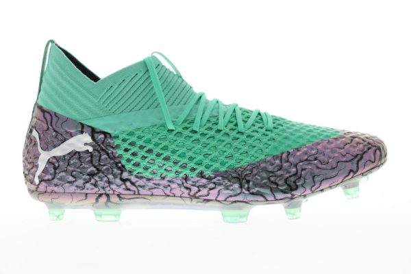 Puma Future 2.1 Netfit Fg Ag 10481201 Mens Green Athletic Soccer Cleats Shoes For Sale