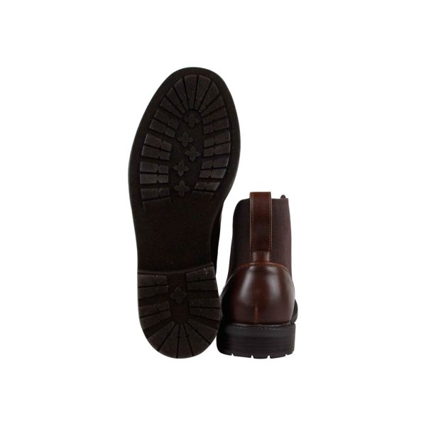 Unlisted by Kenneth Cole Roll Boot B Mens Brown Leather Casual Dress Boots Hot on Sale - Image 3