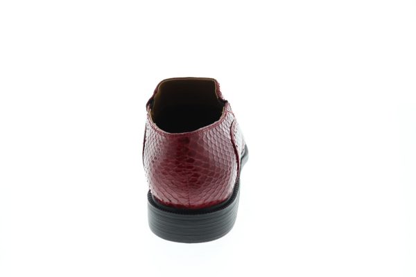 Giorgio Brutini Felix 155210 Mens Red Leather Low Top Casual Loafers Shoes Discount - Image 5