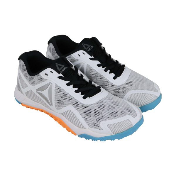 Reebok Ros Workout TR 2.0 Mens White Low Top Athletic Gym Cross Training Shoes Sale