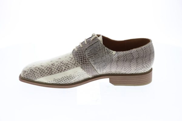 Giorgio Brutini Slaton 155229-2 Mens Beige Tan Leather Plain Toe Oxfords Shoes Online Hot Sale - Image 4