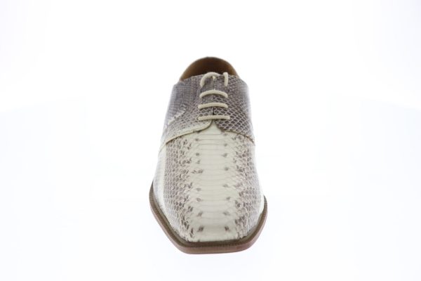 Giorgio Brutini Slaton 155229-2 Mens Beige Tan Leather Plain Toe Oxfords Shoes Online Hot Sale - Image 3