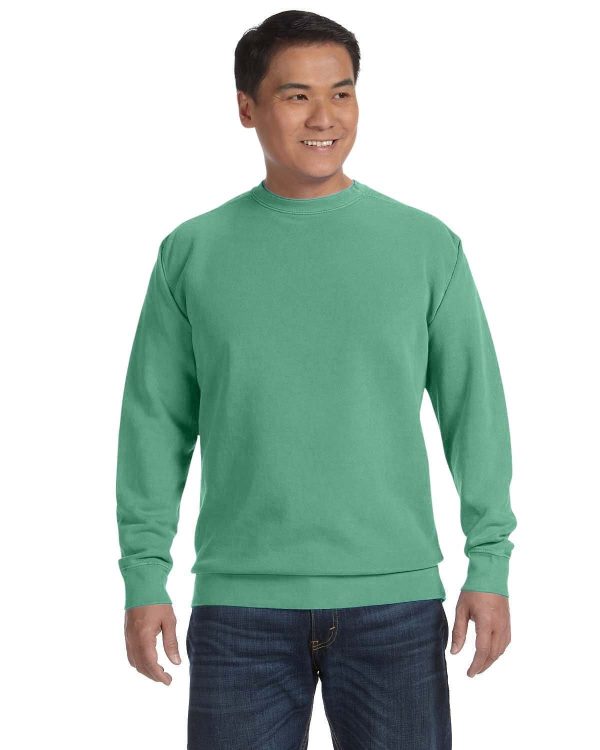 Comfort Colors Garment-Dyed Crewneck Sweatshirt | Island Green For Discount