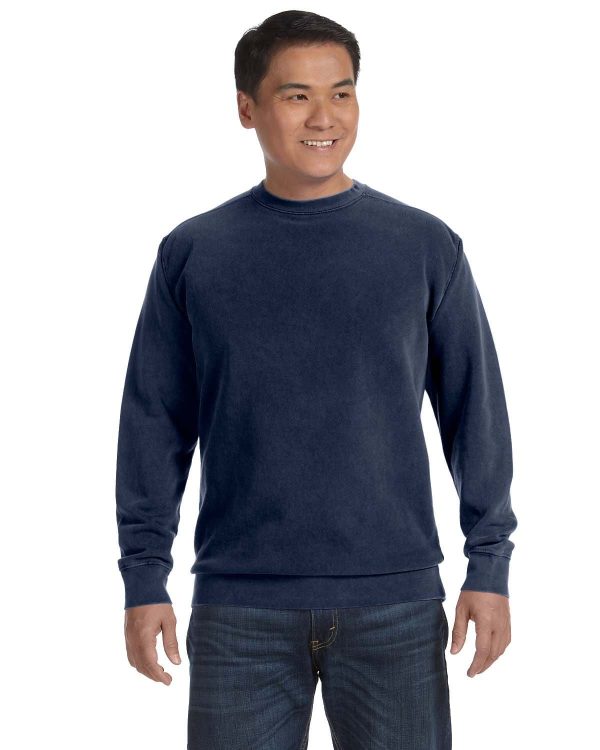 Comfort Colors Garment-Dyed Crewneck Sweatshirt | True Navy For Sale