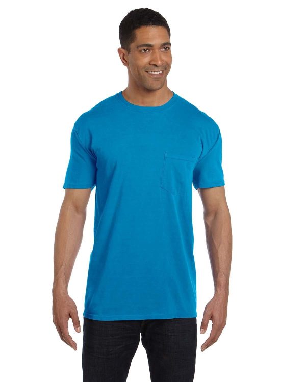 Comfort Colors Garment-Dyed Pocket T-Shirt | Sapphire For Sale