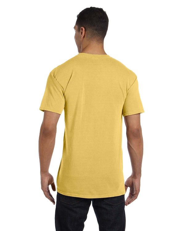 Comfort Colors Garment-Dyed Pocket T-Shirt | Mustard Cheap - Image 2