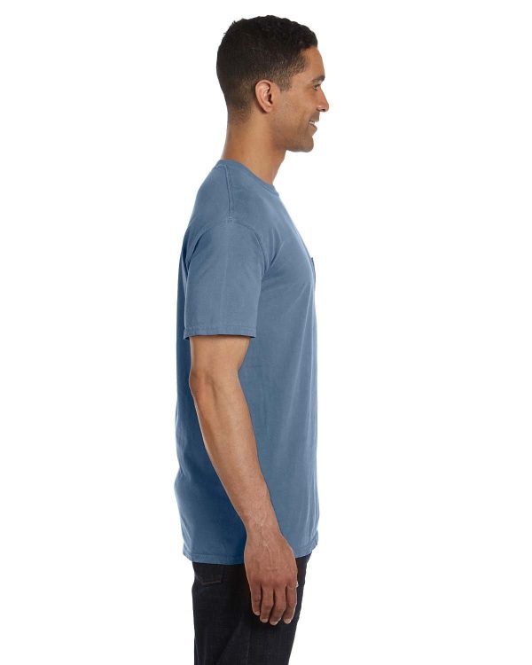 Comfort Colors Garment-Dyed Pocket T-Shirt | Blue Jean Online now - Image 3