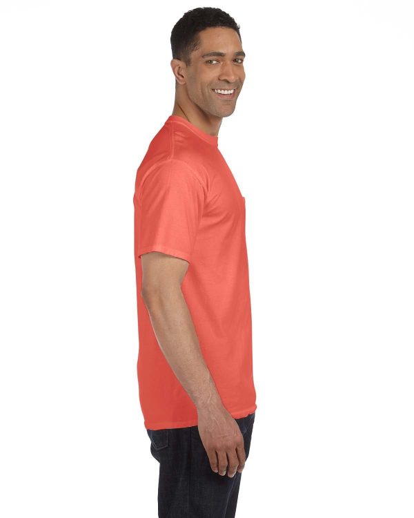 Comfort Colors Garment-Dyed Pocket T-Shirt | Bright Salmon Online Sale - Image 3